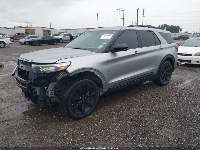 2020 Ford Explorer VIN 1FM5K8GC9LGB71805 IAAI salvage auction — FRONT END, Salvage (Louisiana), sold $8,400 on 2026-07-29 (photo 2)
