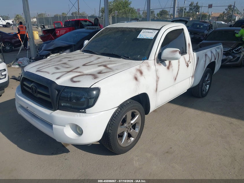 2007 Toyota Tacoma VIN 5TENX22NX7Z363146 IAAI salvage auction — VANDALISM, Salvage (California), sold $2,650 on 2026-07-29 (photo 2)