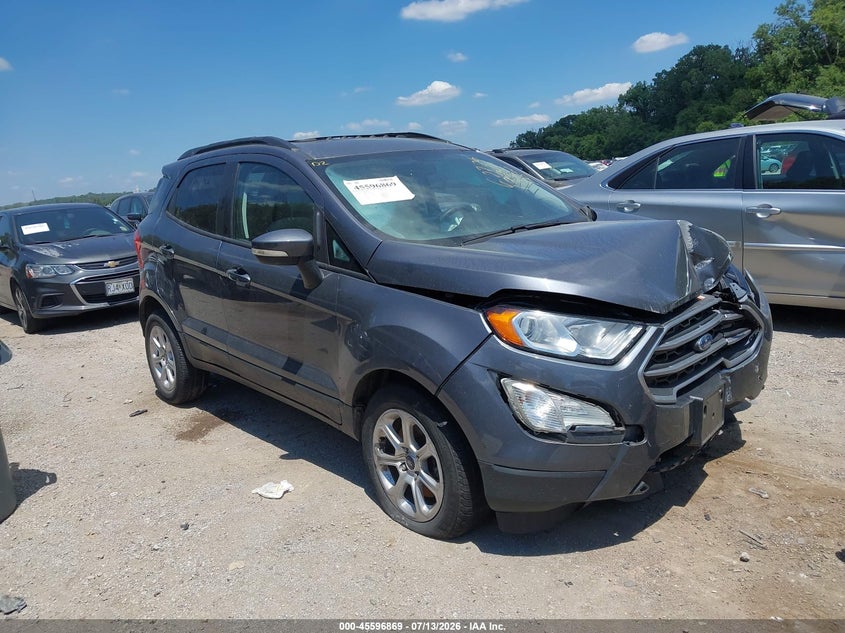 2021 Ford Ecosport VIN MAJ3S2GE6MC453778 IAAI salvage auction — FRONT END, Certificate Of Destruction (Florida), sold $425 on 2026-07-22 (photo 1)