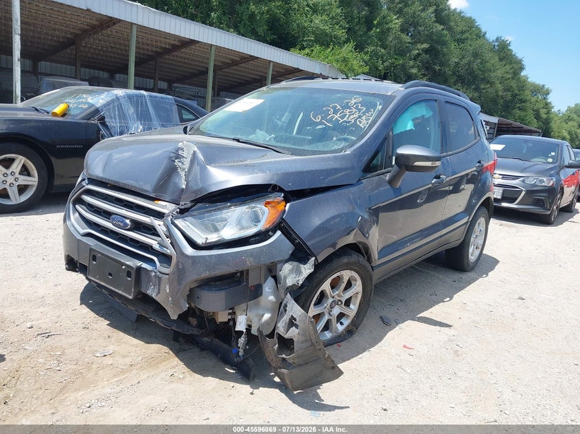 2021 Ford Ecosport VIN MAJ3S2GE6MC453778 IAAI salvage auction — FRONT END, Certificate Of Destruction (Florida), sold $425 on 2026-07-22 (photo 2)
