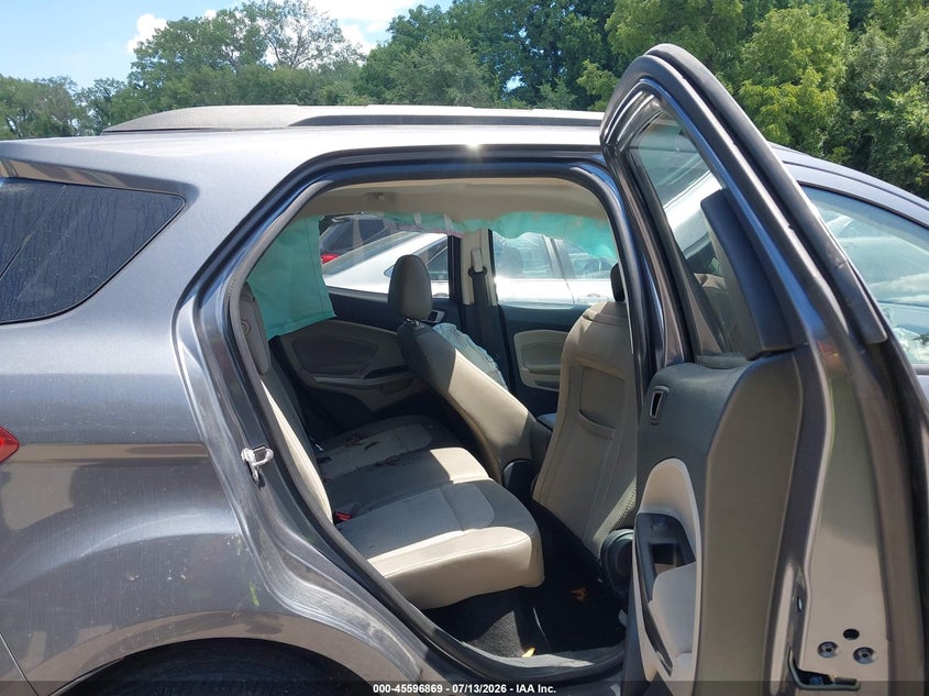 2021 Ford Ecosport VIN MAJ3S2GE6MC453778 IAAI salvage auction — FRONT END, Certificate Of Destruction (Florida), sold $425 on 2026-07-22 (photo 8)