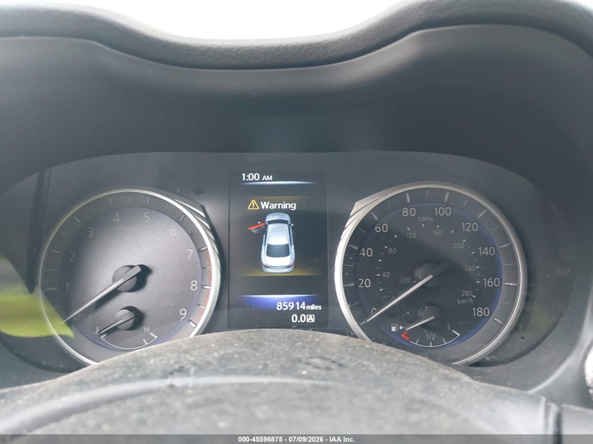 2016 Infiniti Q50 VIN JN1EV7AR7GM343617 IAAI salvage auction — UNKNOWN, Clear (Pennsylvania), sold $2,900 on 2026-07-28 (photo 7)
