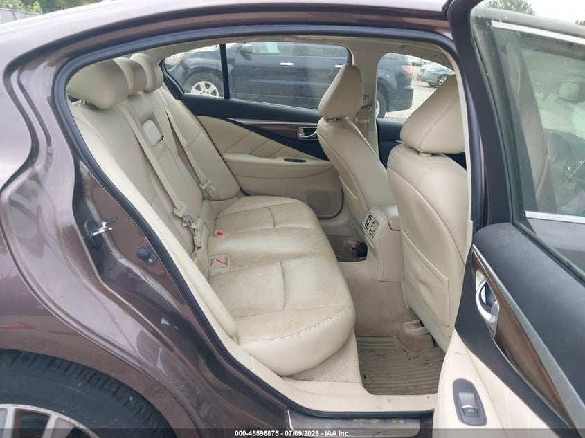 2016 Infiniti Q50 VIN JN1EV7AR7GM343617 IAAI salvage auction — UNKNOWN, Clear (Pennsylvania), sold $2,900 on 2026-07-28 (photo 8)