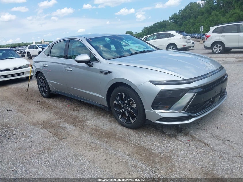 2024 Hyundai Sonata VIN KMHL64JA5RA384919 IAAI salvage auction — REAR END, Salvage Title, sold $9,550 on 2026-07-15 (photo 1)
