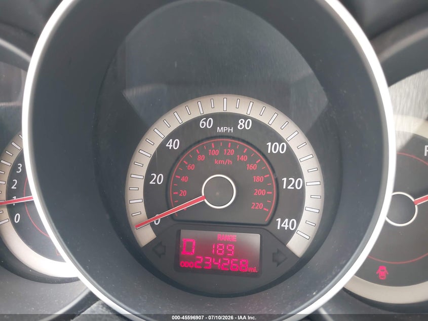 2011 Kia Forte VIN KNAFU4A22B5885777 IAAI salvage auction — NORMAL WEAR, Original (Texas), sold $50 on 2026-07-20 (photo 7)