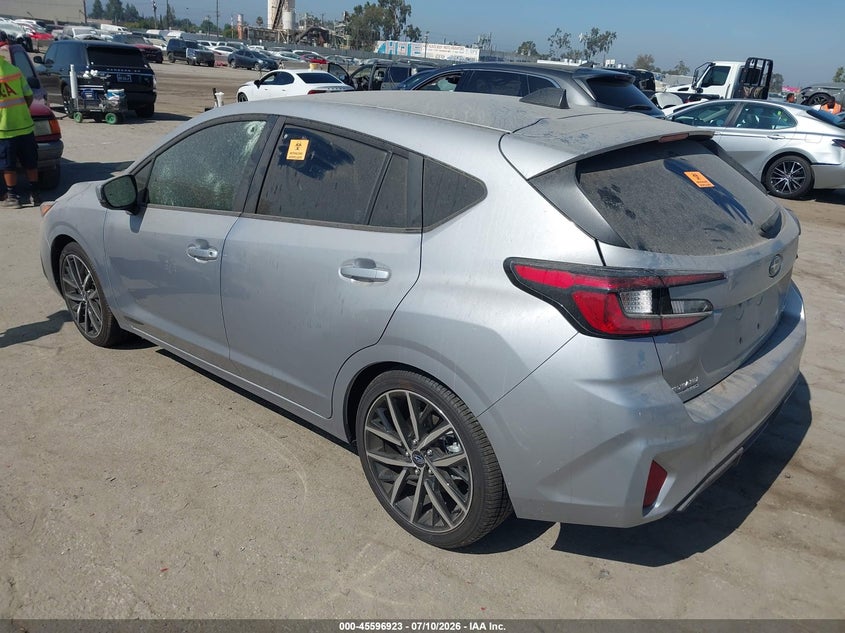 2025 Subaru Impreza VIN JF1GUAFC7S8274820 IAAI salvage auction — BIO HAZARD, Clear (California), sold $15,000 on 2026-08-12 (photo 3)
