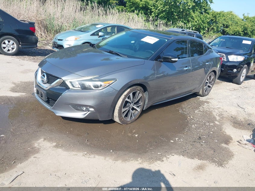 2016 Nissan Maxima VIN 1N4AA6AP7GC417064 IAAI salvage auction — FRONT END, Salvage - Greater Than 75% (Maryland), sold $1,950 on 2026-07-23 (photo 2)