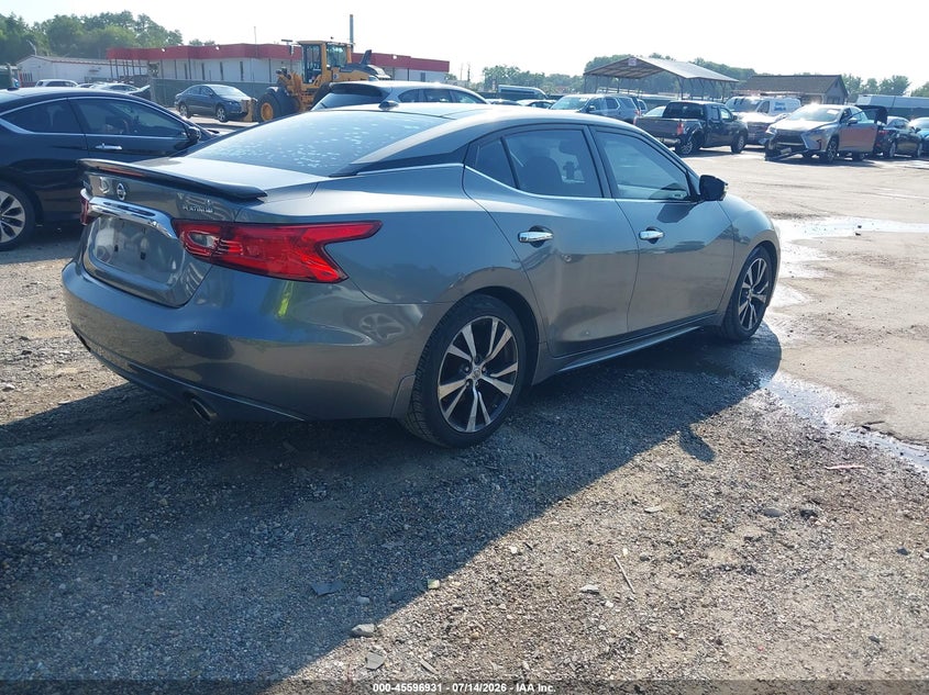 2016 Nissan Maxima VIN 1N4AA6AP7GC417064 IAAI salvage auction — FRONT END, Salvage - Greater Than 75% (Maryland), sold $1,950 on 2026-07-23 (photo 4)