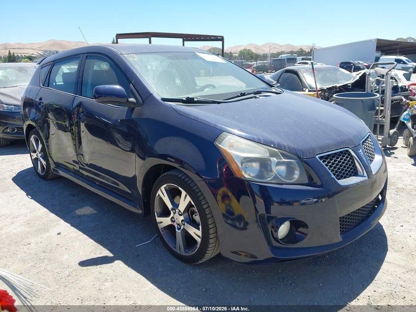 2009 Pontiac Vibe VIN 5Y2SN67009Z448895 IAAI salvage auction — RIGHT SIDE, Salvage (California), sold $2,500 on 2026-07-30 (photo 1)