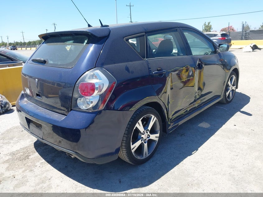 2009 Pontiac Vibe VIN 5Y2SN67009Z448895 IAAI salvage auction — RIGHT SIDE, Salvage (California), sold $2,500 on 2026-07-30 (photo 4)