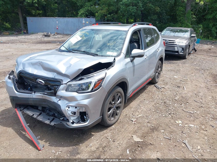 2021 Subaru Forester VIN JF2SKARC0MH443621 IAAI salvage auction — FRONT END, Salvage Title, sold $1,050 on 2026-07-28 (photo 2)
