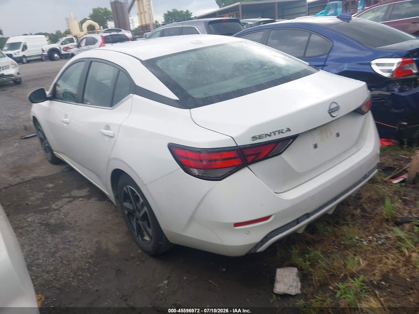 2025 Nissan Sentra VIN 3N1AB8CV1SY295559 IAAI salvage auction — FRONT END, Salvage Title, sold $9,500 on 2026-07-22 (photo 3)