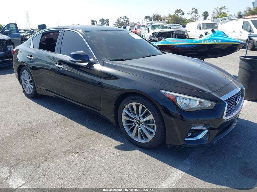 2021 Infiniti Q50 VIN JN1EV7BP7MM704398 — IAAI salvage auction photo