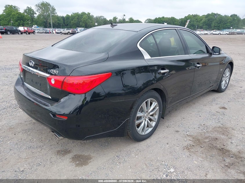 2016 Infiniti Q50 VIN JN1CV7AR6GM253642 IAAI salvage auction — WATER/FLOOD, Salvage (Pennsylvania), sold $2,250 on 2026-07-28 (photo 4)