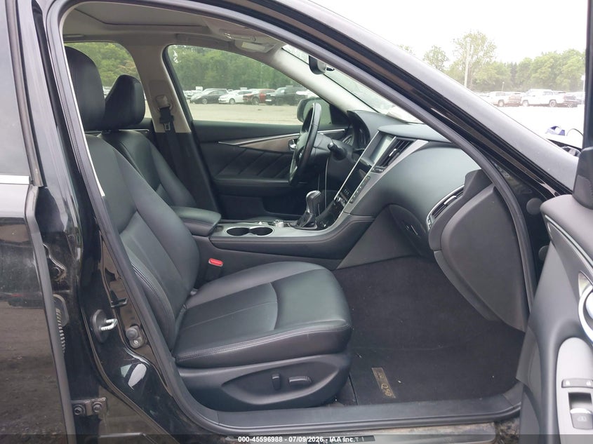 2016 Infiniti Q50 VIN JN1CV7AR6GM253642 IAAI salvage auction — WATER/FLOOD, Salvage (Pennsylvania), sold $2,250 on 2026-07-28 (photo 5)