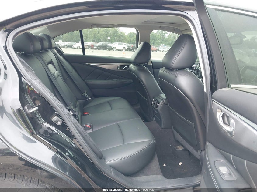 2016 Infiniti Q50 VIN JN1CV7AR6GM253642 IAAI salvage auction — WATER/FLOOD, Salvage (Pennsylvania), sold $2,250 on 2026-07-28 (photo 8)