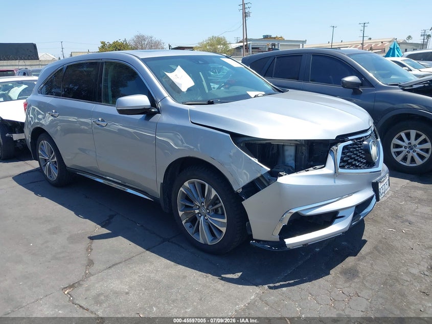 2017 Acura Mdx VIN 5J8YD3H5XHL000429 IAAI salvage auction — FRONT END, Salvage Certificate (California), sold $6,800 on 2026-07-31 (photo 1)