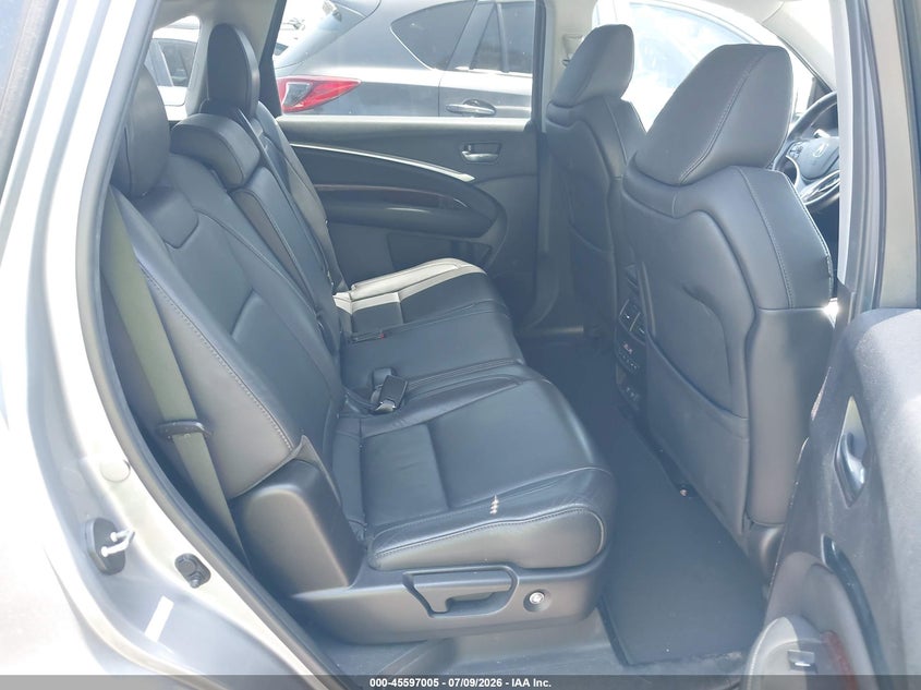 2017 Acura Mdx VIN 5J8YD3H5XHL000429 IAAI salvage auction — FRONT END, Salvage Certificate (California), sold $6,800 on 2026-07-31 (photo 8)