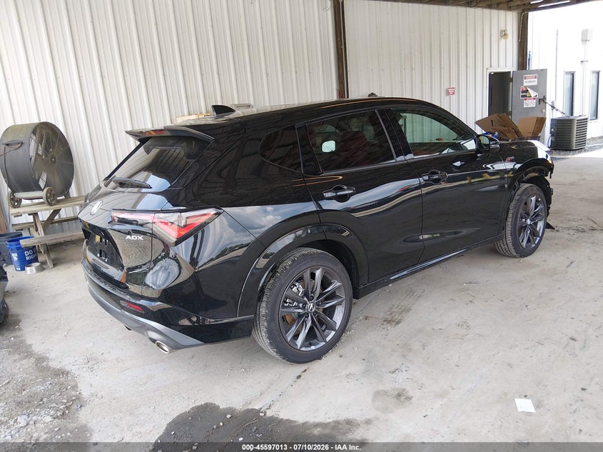 2026 Acura Adx VIN 3HDSA1H56TM704778 IAAI salvage auction — FRONT END, Salvage Title, sold $15,000 on 2026-07-15 (photo 4)