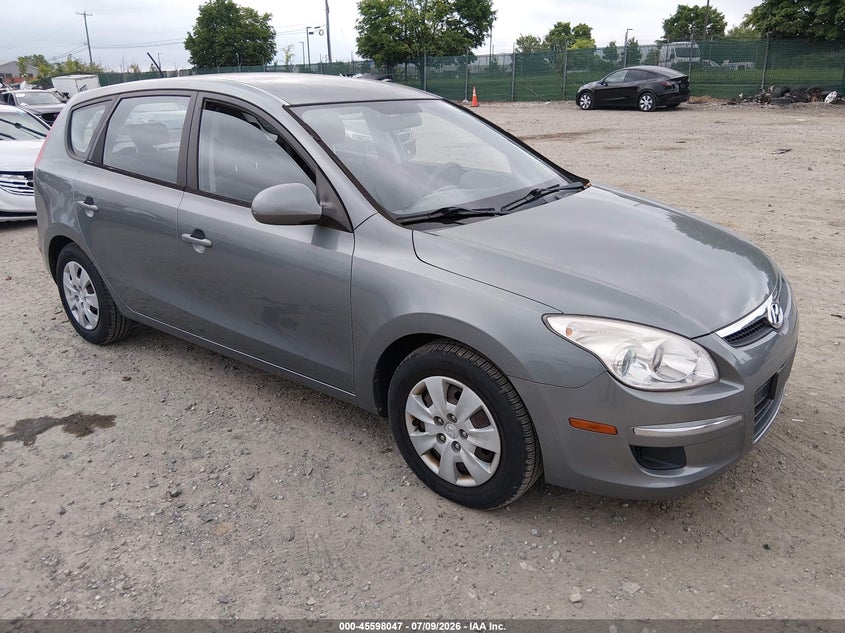 2010 Hyundai Elantra VIN KMHDB8AE0AU075601 IAAI salvage auction — NORMAL WEAR, Clear (Pennsylvania), sold $500 on 2026-07-11 (photo 1)