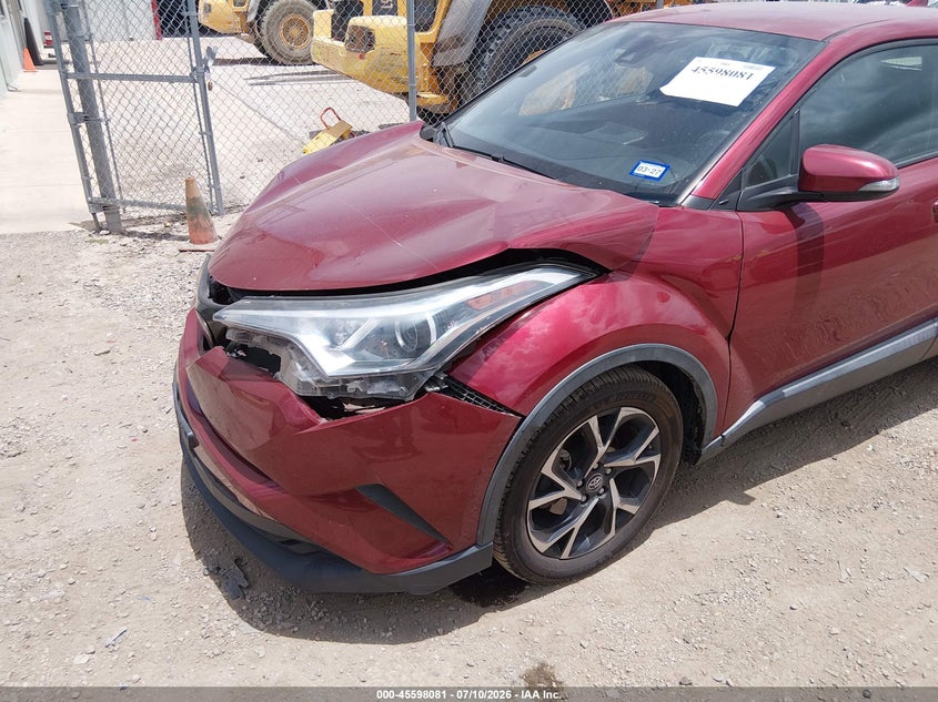 2018 Toyota C-hr VIN NMTKHMBX2JR013249 IAAI salvage auction — FRONT END, Original (Texas), sold $8,100 on 2026-09-08 (photo 6)