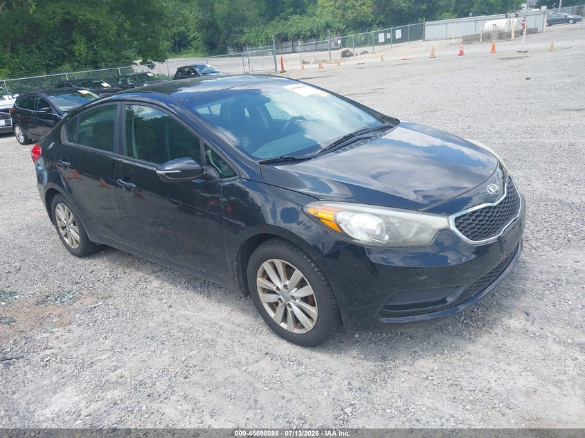 2014 Kia Forte VIN KNAFX4A67E5166832 IAAI salvage auction — NORMAL WEAR, Original (Ohio), sold $175 on 2026-07-28 (photo 1)