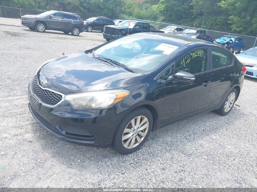 2014 Kia Forte VIN KNAFX4A67E5166832 IAAI salvage auction — NORMAL WEAR, Original (Ohio), sold $175 on 2026-07-28 (photo 2)