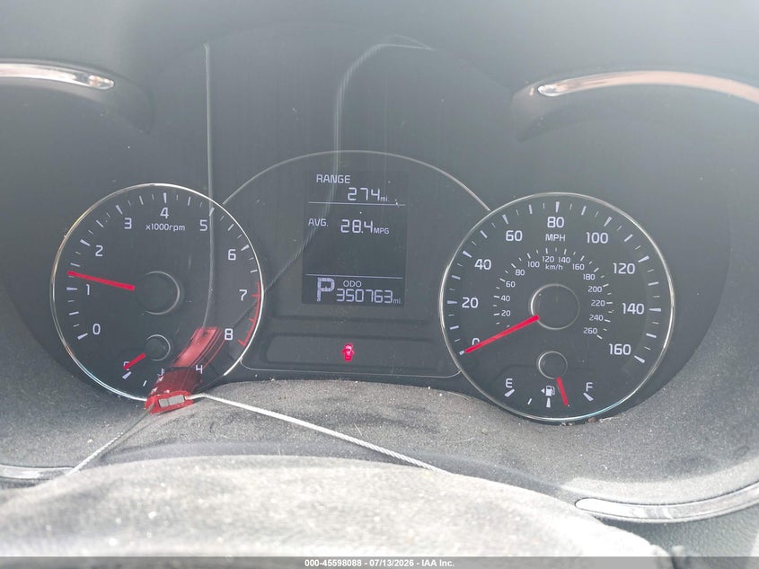 2014 Kia Forte VIN KNAFX4A67E5166832 IAAI salvage auction — NORMAL WEAR, Original (Ohio), sold $175 on 2026-07-28 (photo 7)