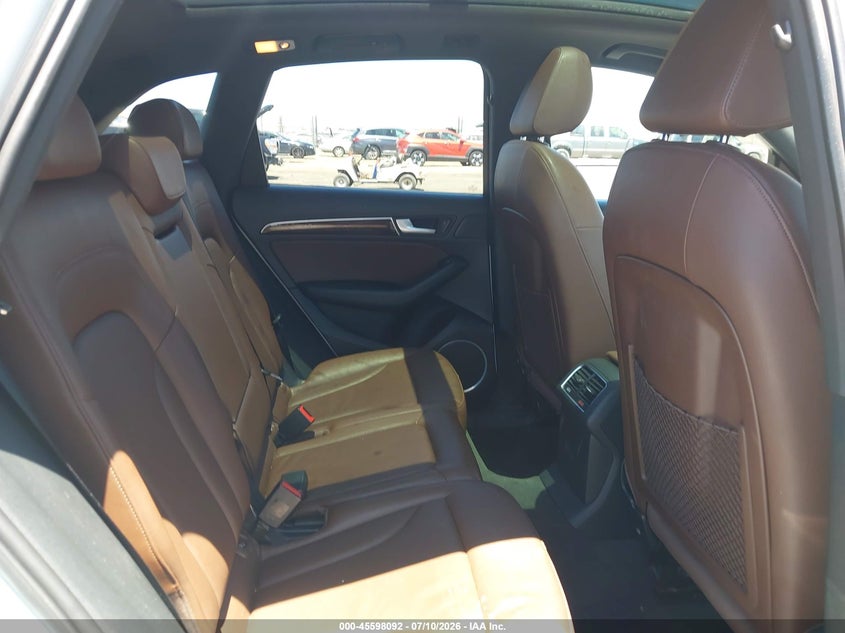 2017 Audi Q5 VIN WA1L2AFPXHA021178 IAAI salvage auction — FRONT END, Salvage Title, sold $3,400 on 2026-07-29 (photo 8)