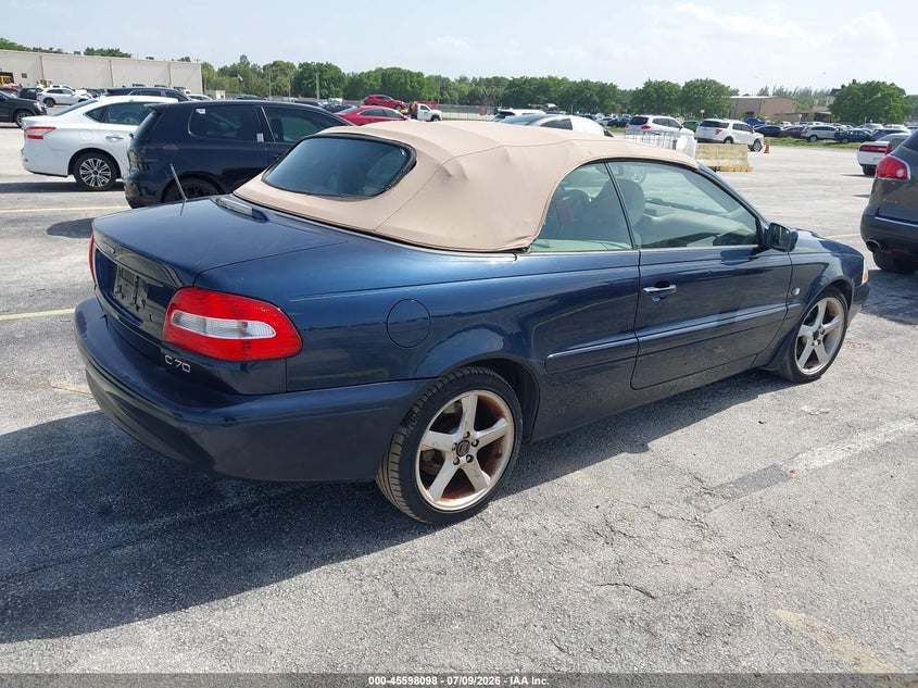 2004 Volvo C70 VIN YV1NC63D74J049902 IAAI salvage auction — NORMAL WEAR, Clear (Florida), sold $150 on 2026-08-13 (photo 4)