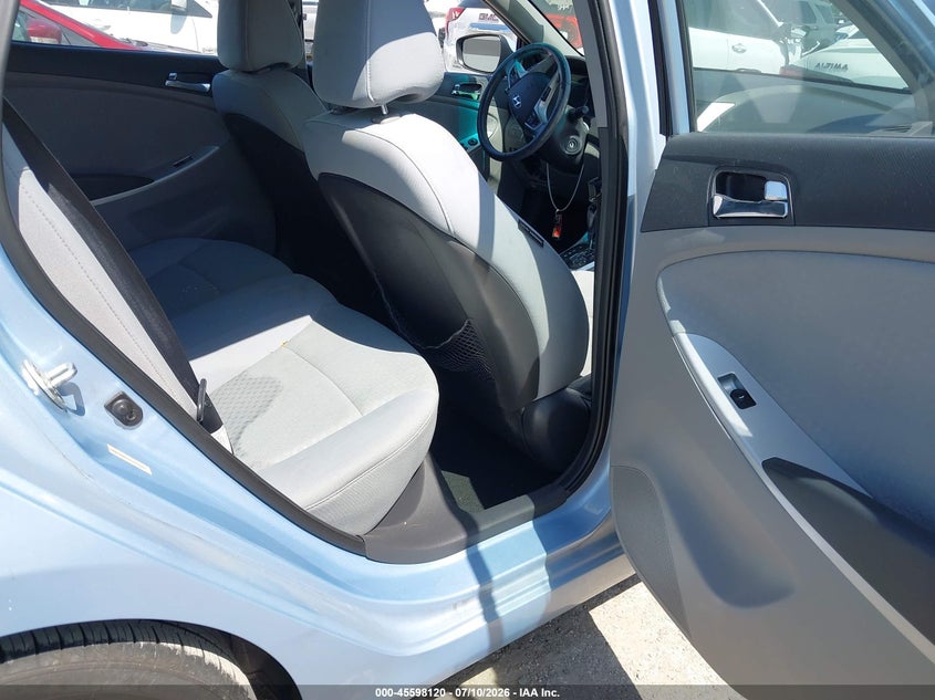 2013 Hyundai Accent VIN KMHCU5AE0DU078491 IAAI salvage auction — NORMAL WEAR, Original (Texas), sold $25 on 2026-07-21 (photo 8)