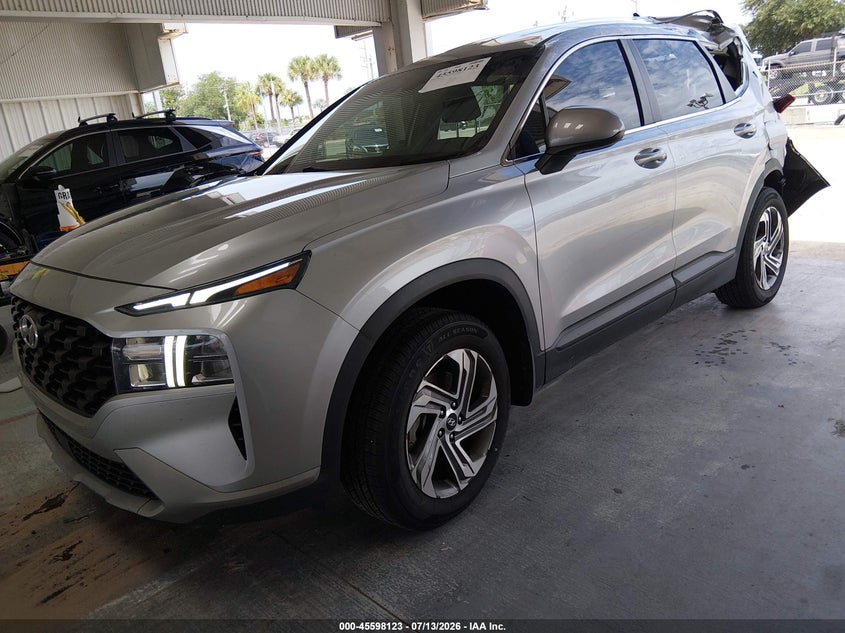 2021 Hyundai Santa fe VIN 5NMS14AJ5MH359967 IAAI salvage auction — REAR END, Rebuildable (Florida), sold $2,550 on 2026-07-26 (photo 2)