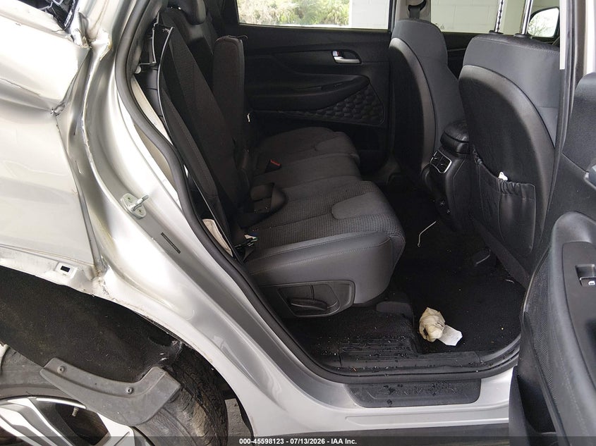 2021 Hyundai Santa fe VIN 5NMS14AJ5MH359967 IAAI salvage auction — REAR END, Rebuildable (Florida), sold $2,550 on 2026-07-26 (photo 8)