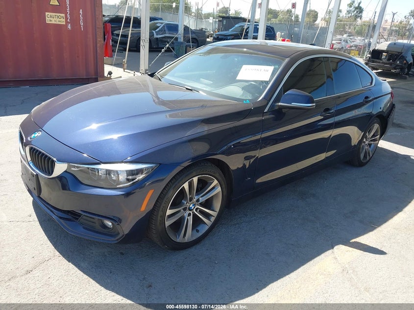 2018 BMW 4er VIN WBA4J1C59JBG79008 IAAI salvage auction — REAR END, Salvage (California), sold $5,450 on 2026-08-05 (photo 2)