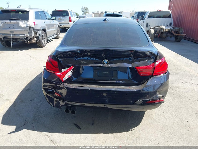 2018 BMW 4er VIN WBA4J1C59JBG79008 IAAI salvage auction — REAR END, Salvage (California), sold $5,450 on 2026-08-05 (photo 6)