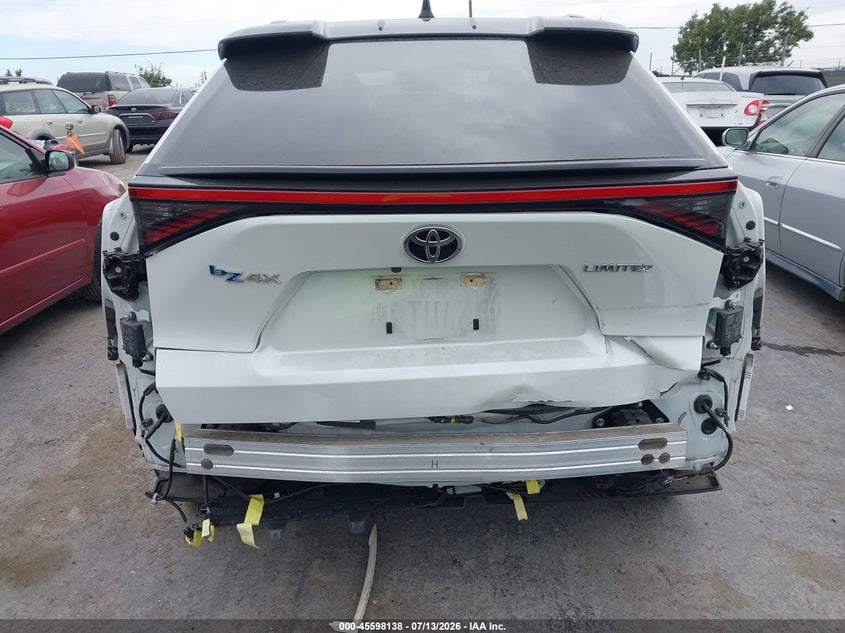 2023 Toyota Bz4x VIN JTMAAAAA0PA005895 IAAI salvage auction — REAR END, Salvage (California), sold $10,200 on 2026-07-23 (photo 6)