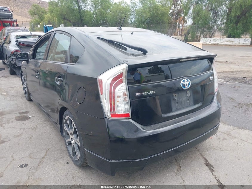 2012 Toyota Prius VIN JTDKN3DU5C5469374 IAAI salvage auction — NORMAL WEAR, Clear - Dealer Only (California), sold $475 on 2026-07-28 (photo 3)