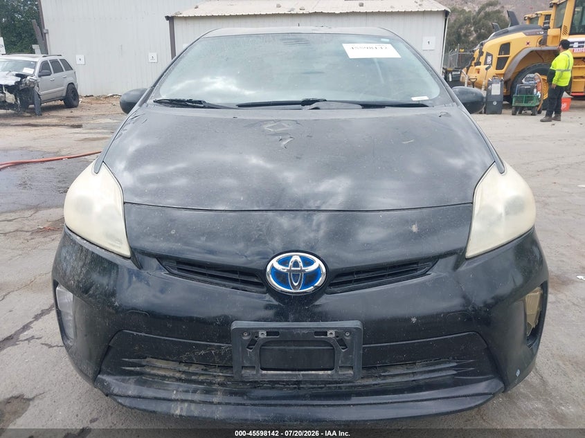 2012 Toyota Prius VIN JTDKN3DU5C5469374 IAAI salvage auction — NORMAL WEAR, Clear - Dealer Only (California), sold $475 on 2026-07-28 (photo 6)