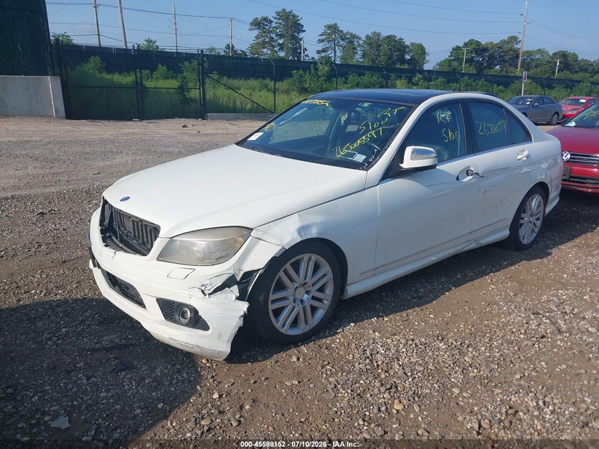 2009 Mercedes-benz C class VIN WDDGF81X69R071709 IAAI salvage auction — LEFT & RIGHT, Bill Of Sale (New York), sold $150 on 2026-08-11 (photo 2)