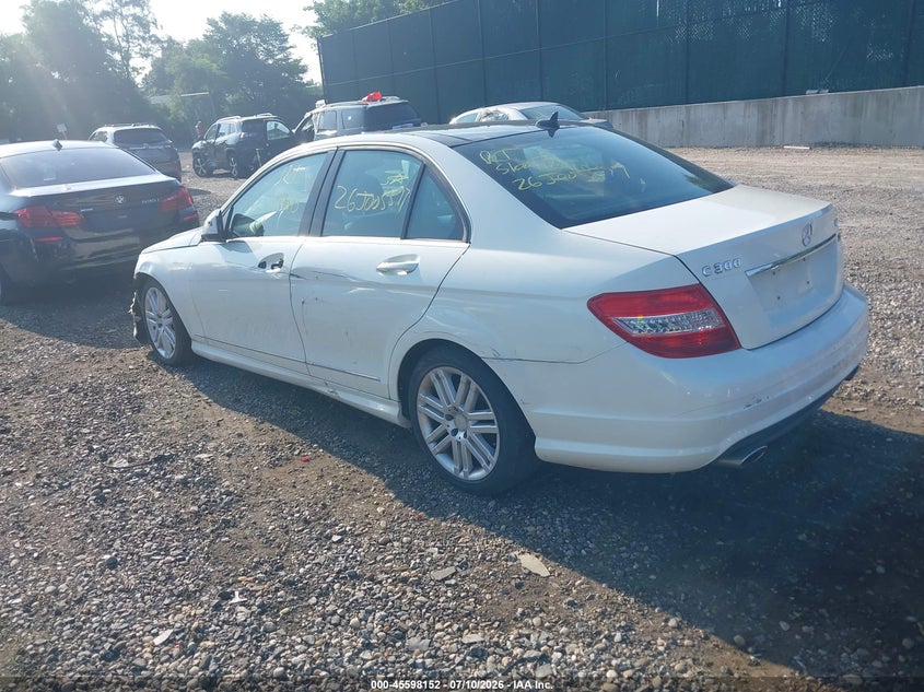 2009 Mercedes-benz C class VIN WDDGF81X69R071709 IAAI salvage auction — LEFT & RIGHT, Bill Of Sale (New York), sold $150 on 2026-08-11 (photo 3)
