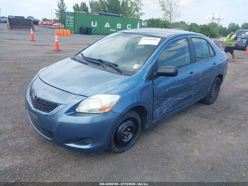2012 Toyota Yaris VIN JTDBT4K31CL010585 IAAI salvage auction — SIDE, Salvage Title, sold $125 on 2026-07-21 (photo 2)