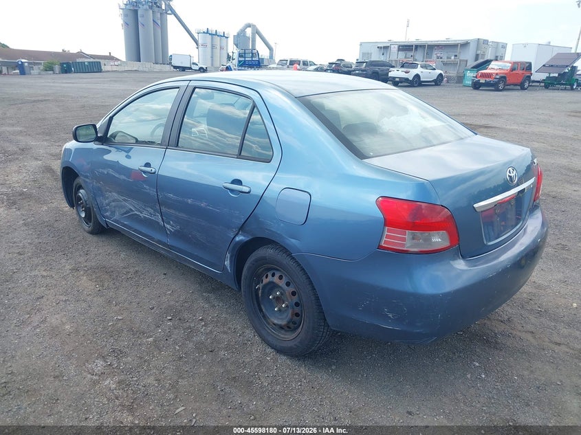 2012 Toyota Yaris VIN JTDBT4K31CL010585 IAAI salvage auction — SIDE, Salvage Title, sold $125 on 2026-07-21 (photo 3)