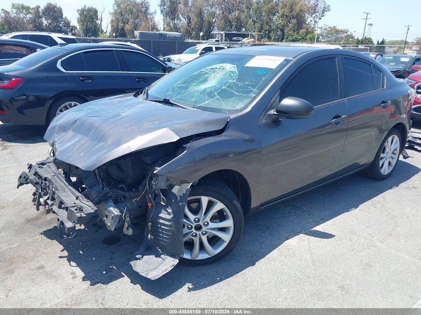 2011 Mazda 3 VIN JM1BL1U62B1481659 IAAI salvage auction — FRONT END, Salvage (California), sold $225 on 2026-07-30 (photo 2)