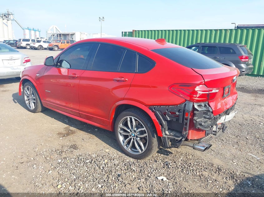 2016 BMW X4 VIN 5UXXW3C55G0R21399 IAAI salvage auction — FRONT & REAR, Mv-907A (New York), sold $1,050 on 2026-07-28 (photo 3)