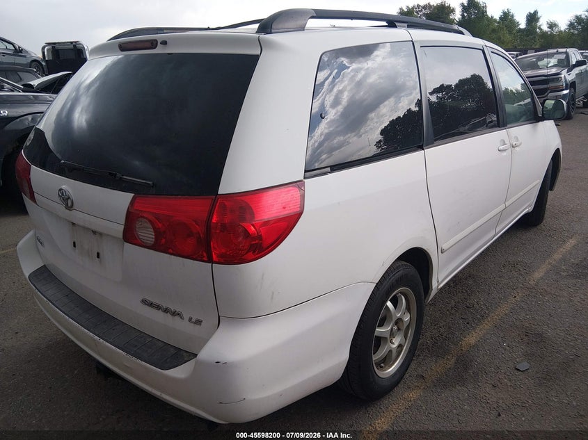 2008 Toyota Sienna VIN 5TDZK23C58S185934 IAAI salvage auction — NORMAL WEAR, Clear (Texas), sold $500 on 2026-07-28 (photo 4)