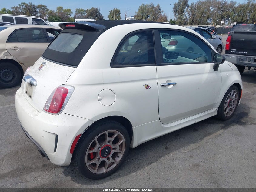 2013 Fiat 500 VIN 3C3CFFJH3DT633964 IAAI salvage auction — NORMAL WEAR, Clear - Dealer Only (California), sold $1,050 on 2026-07-30 (photo 4)