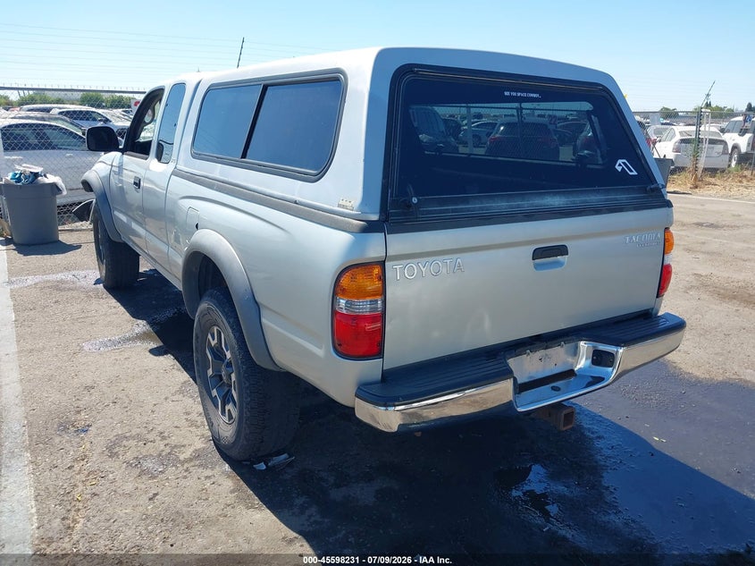 2004 Toyota Tacoma VIN 5TESM92N34Z307226 IAAI salvage auction — FRONT END, Salvage (California), sold $3,050 on 2026-07-31 (photo 3)