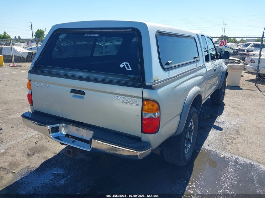 2004 Toyota Tacoma VIN 5TESM92N34Z307226 IAAI salvage auction — FRONT END, Salvage (California), sold $3,050 on 2026-07-31 (photo 4)
