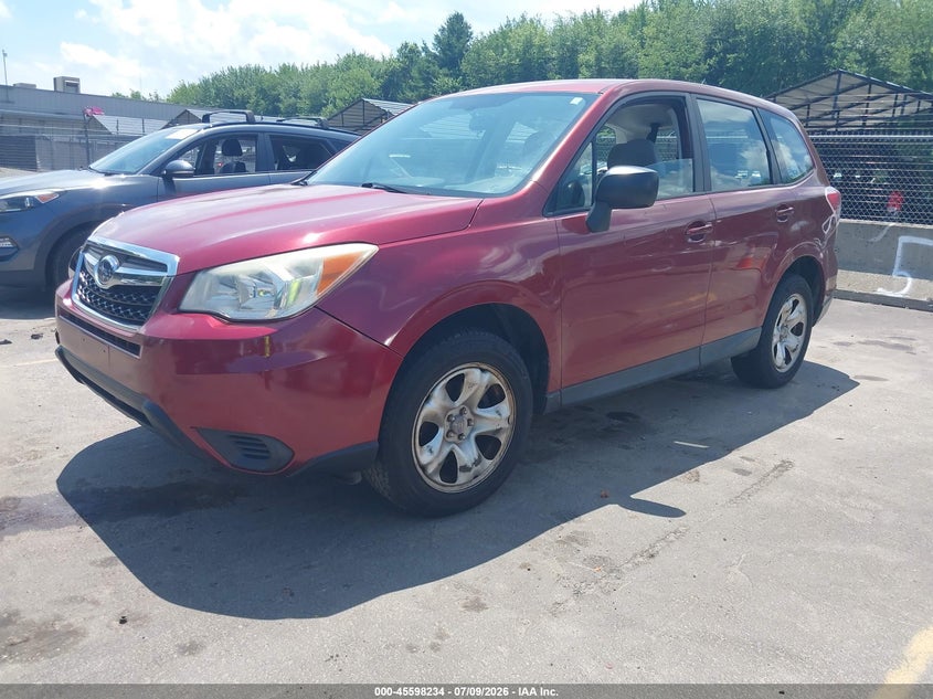2014 Subaru Forester VIN JF2SJAAC0EH484637 IAAI salvage auction — NORMAL WEAR, Clear (Connecticut), sold $625 on 2026-07-23 (photo 2)