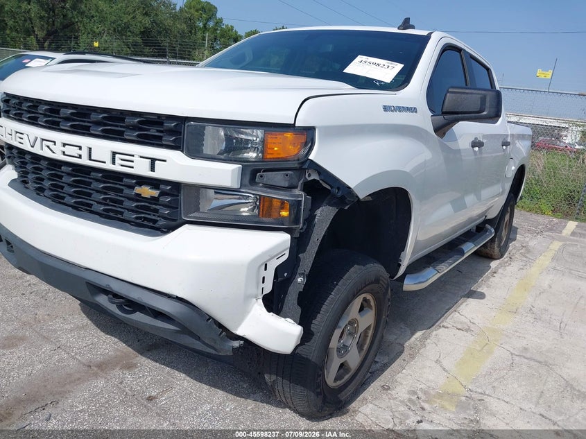 2020 Chevrolet Silverado 1500 VIN 3GCPWBEH8LG130812 IAAI salvage auction — TRANSMISSION, Clear (Florida), sold $7,100 on 2026-07-29 (photo 6)
